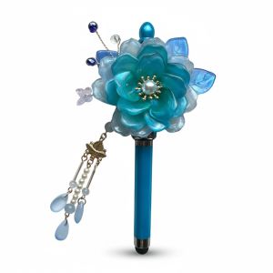 Blue Bloom Stylus Bloemenpen