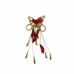 goudkleurige vlinder kraal met hangers, diy Fancy Bead, pen topper kraal