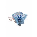 Bloemenkraal roze met blauw by Skattig, diy Fancy Bead, pen topper kraal