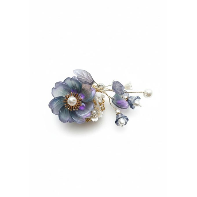 Bloemenkraal blauw/paars by Skattig