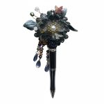 Stellar Bloom, navy blue bloemenpen, cadeau voor haar